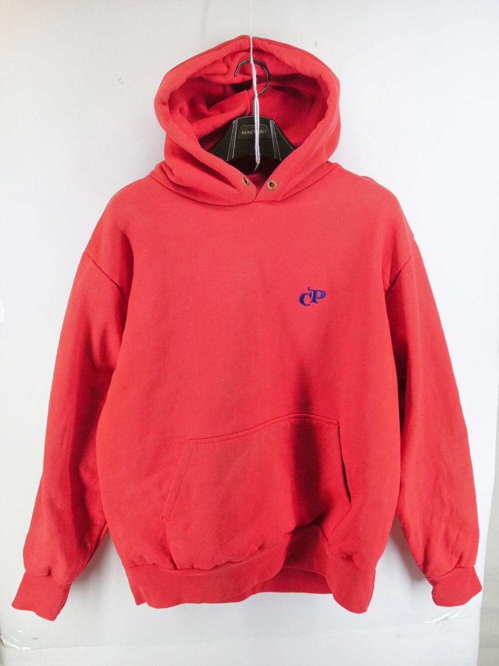 Vintage Camber Thermal Lined‎ Sweatshirt Size XL Red Full Zip Hoodie USA 90s